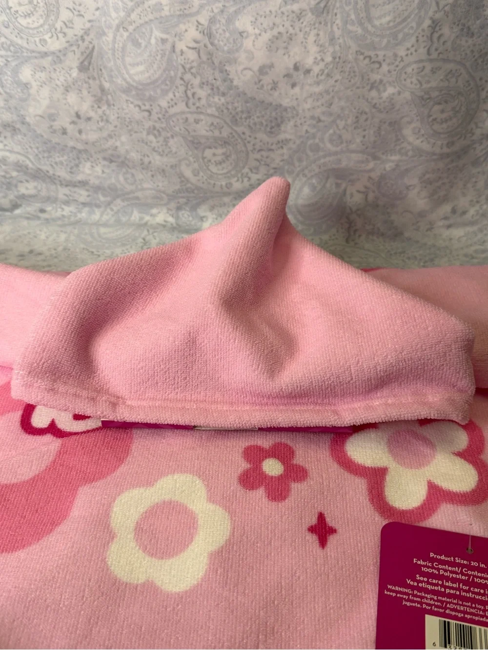 Barbie Pink Activity & Bath Set with Hooded 20x20 in. Towel